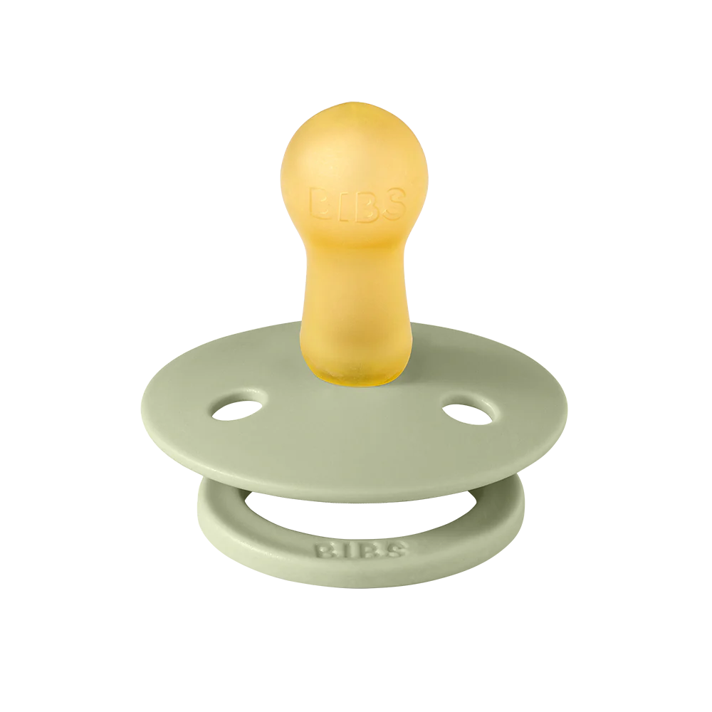 BIBS Colour Natural Latex Pacifier - Sage Size 2