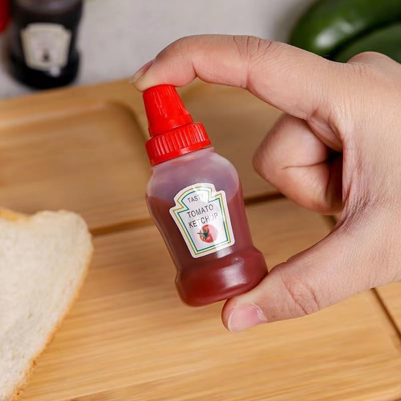 Mini Sauce Bottles Set