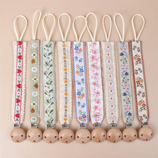 Embroidered Pacifier Holder