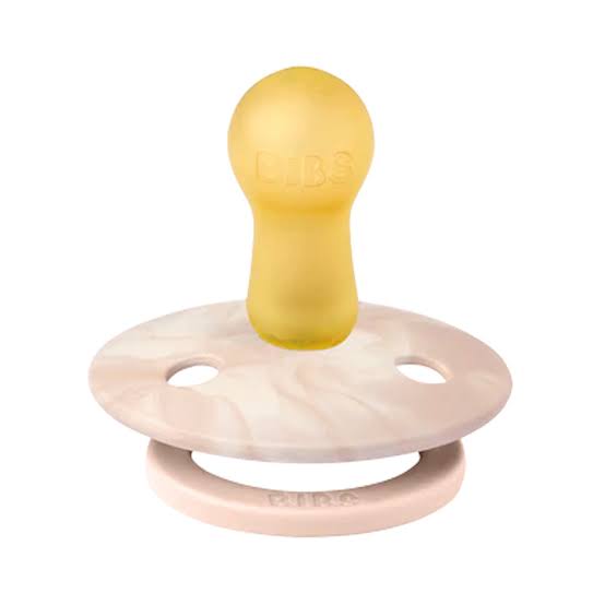 BIBS Natural Latex Pacifier - Tie-Dye – Blush/Ivory Size 1