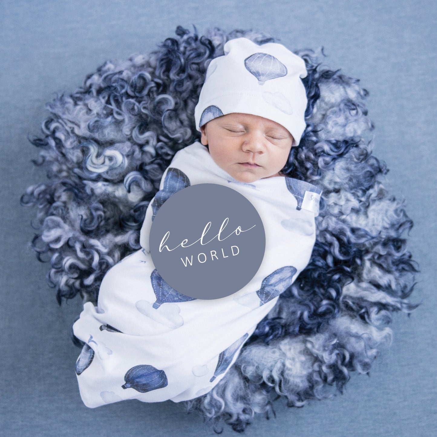 Snuggle Hunny Kids Milestone Cards- Cloud Chaser & Indigo