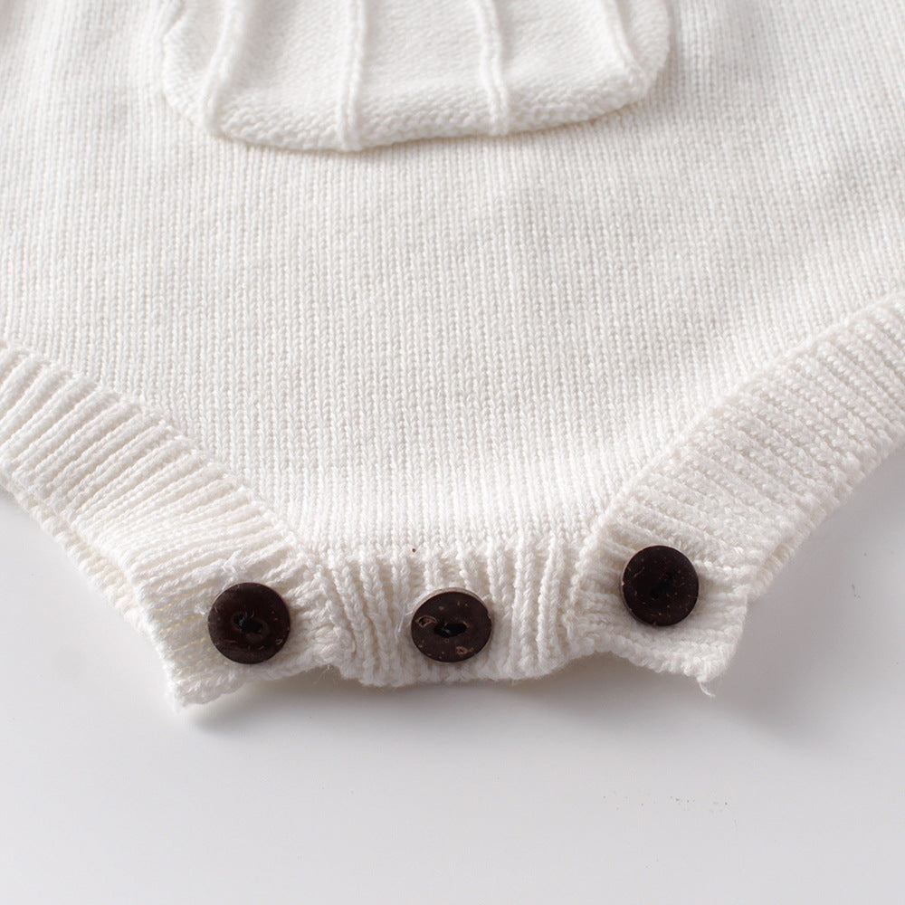 Remy Unisex Romper - White