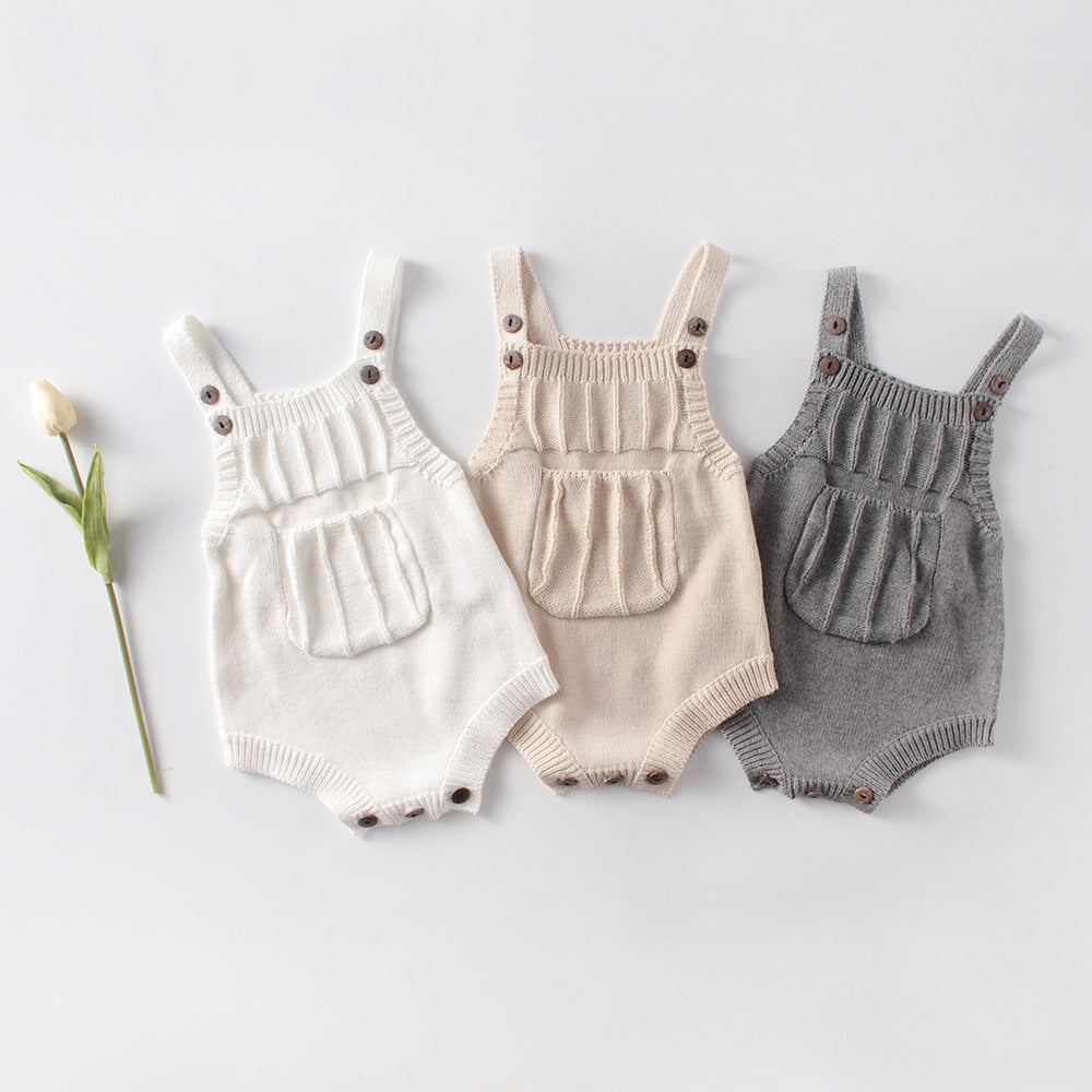 Remy Unisex Romper - Oatmeal