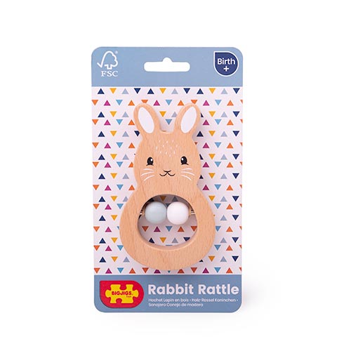 Big Jigs – 100% FSC ® Certified Rabbit Rattle