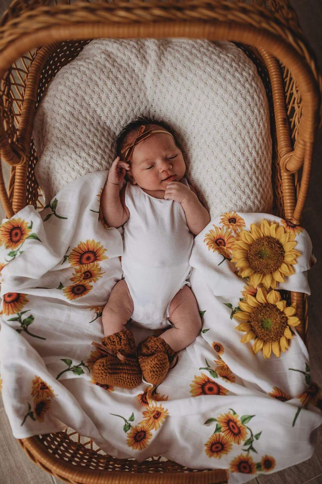 Snuggle Hunny Kids Organic Muslin Wrap - Sunflower