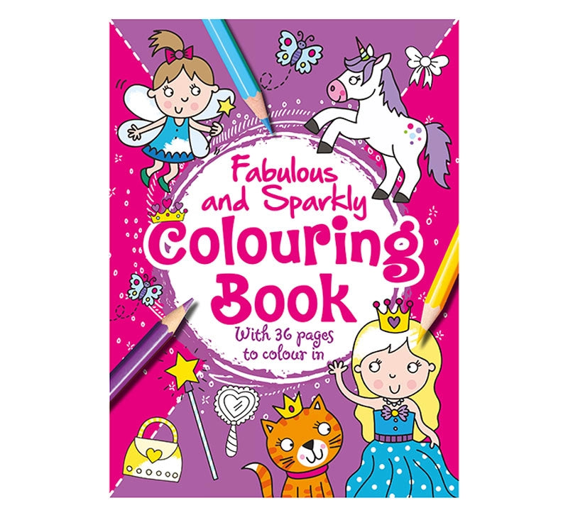 Fabulous and Sparkly Colouring Book