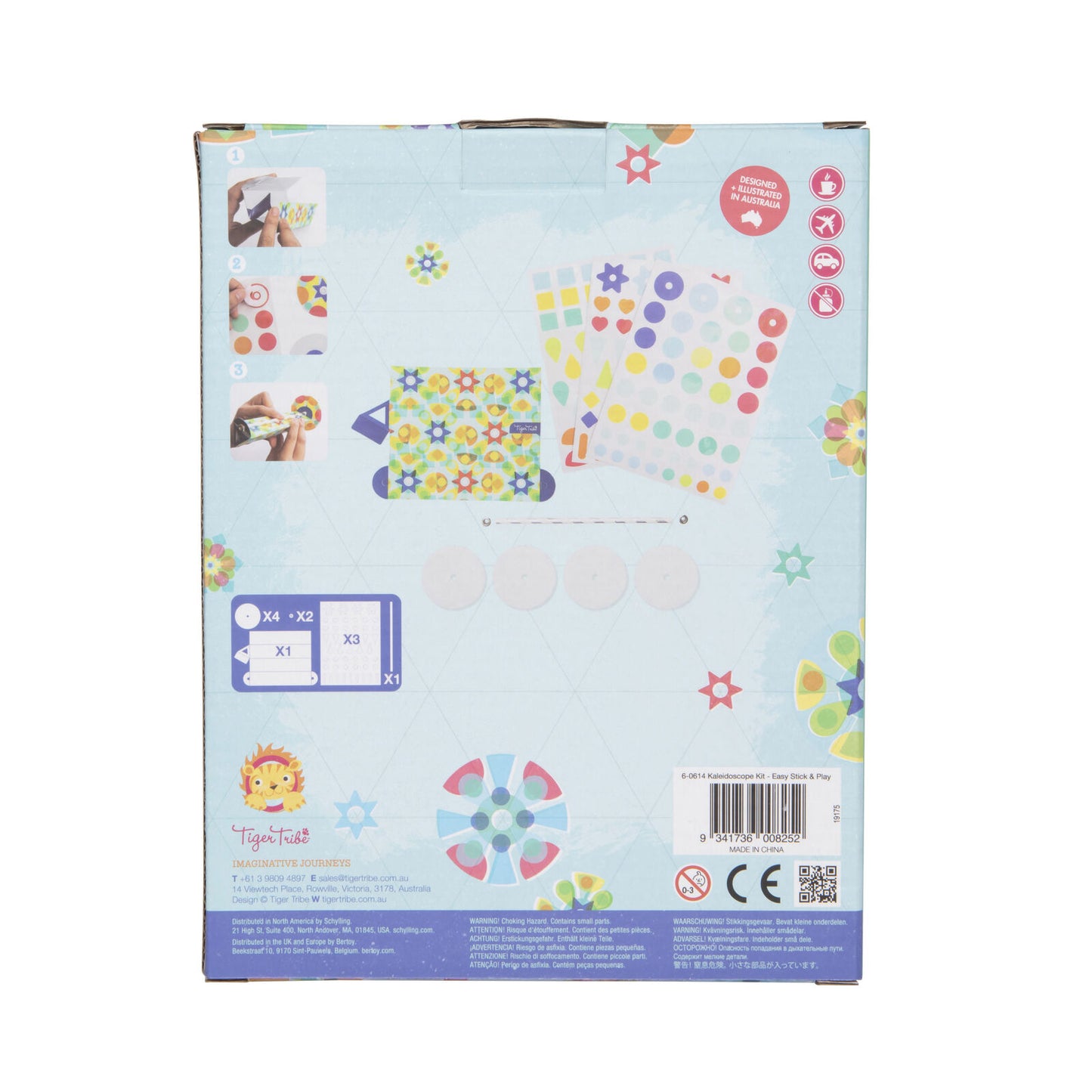 Tiger Tribe - Kaleidoscope Kit - Easy Stick & Play