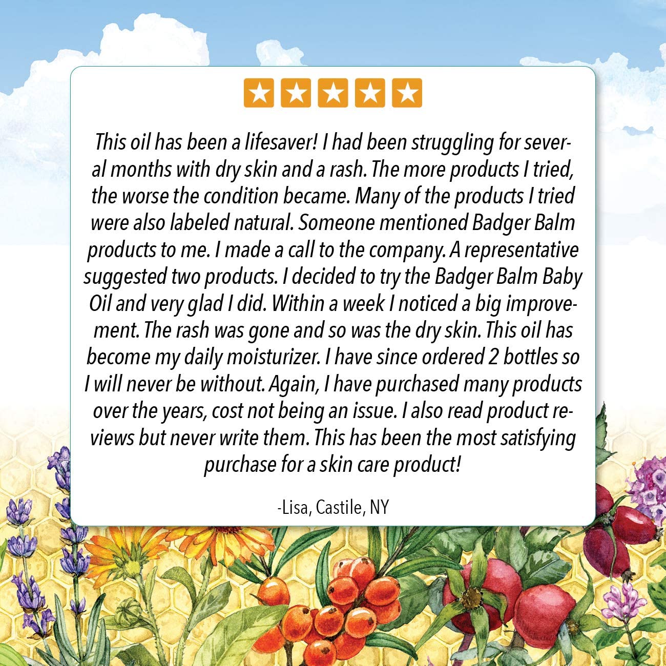 Badger - Natural & Organic Baby Oil
