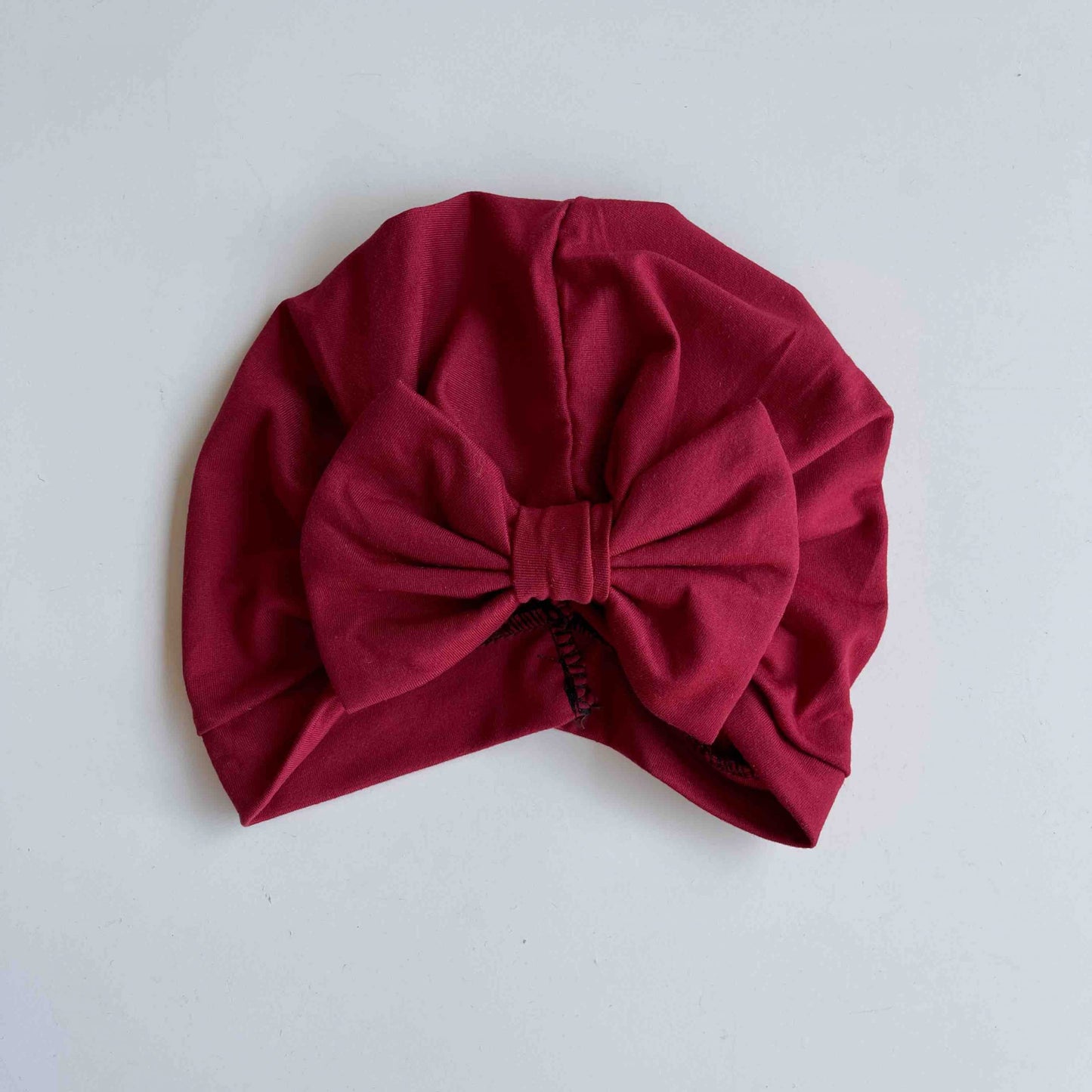 Bow Turban - Burgundy