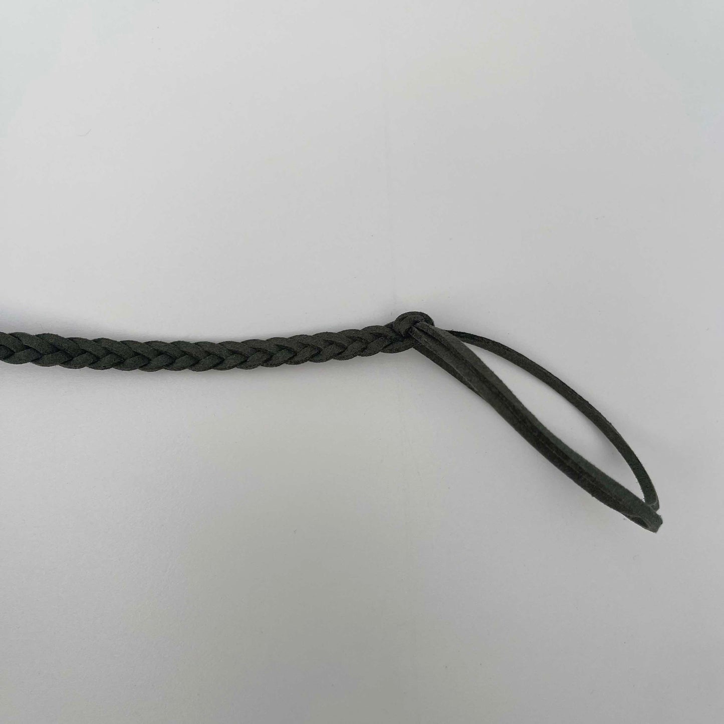 Pacifier Holder - Braided Suede