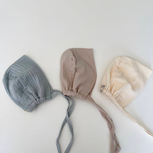 Wild Skye - Muslin Bonnet - Crème