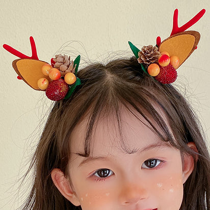 Christmas Hair Clip - Forest Berries