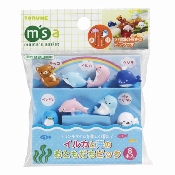 Dolphin & Sea Friends pick set