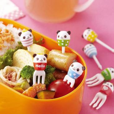 Cuppy Run Run Panda Picks and Forks Set