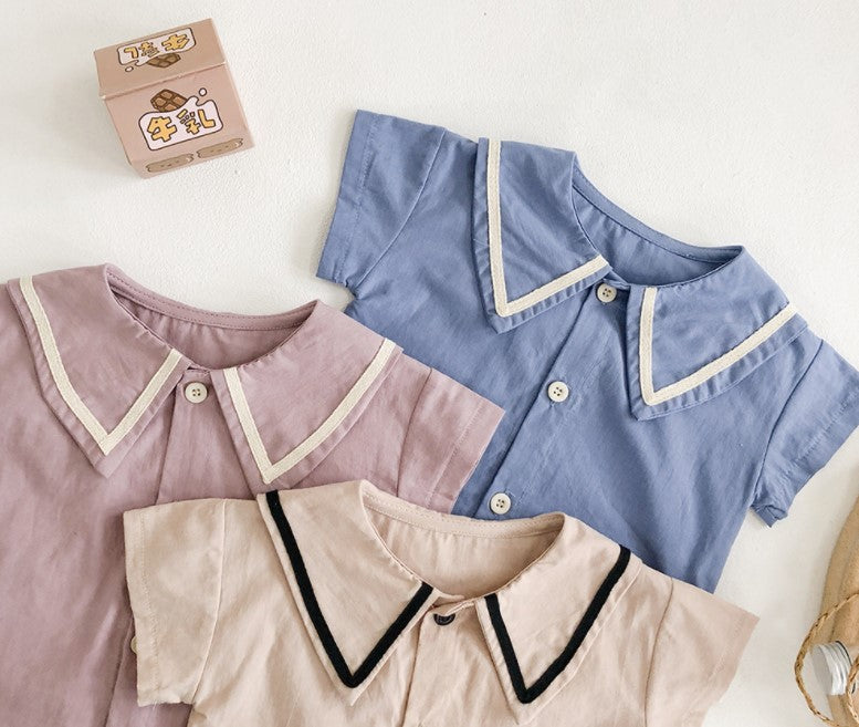 Alexander Shirt and Bloomer Set - Buttermilk