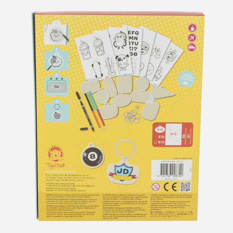Tiger Tribe - Shrinkies - DIY Fun