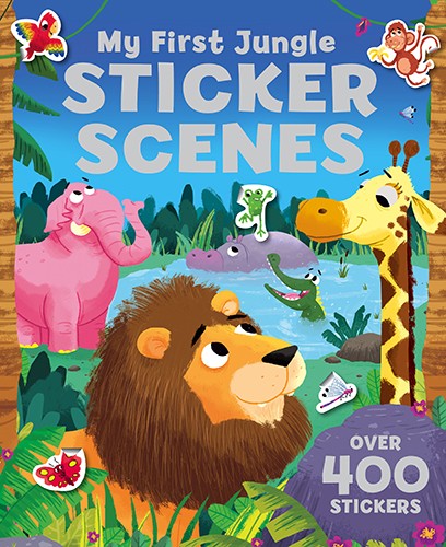 My First Jungle: Sticker Scenes Book