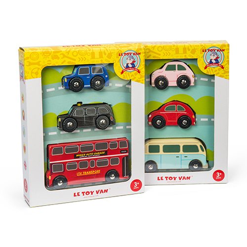 Le Toy Van - Retro Metro Wooden Car Set