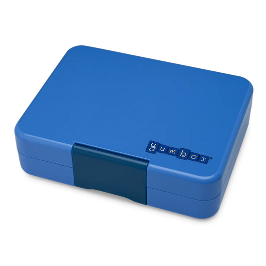 Yumbox Snack Lunch Box | True Blue with Toucan Tray | Mini Bento Box for Kids