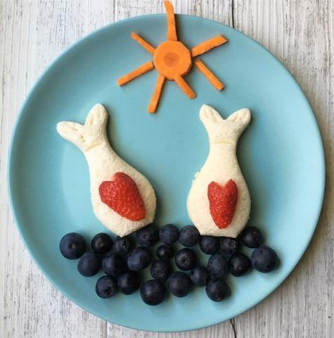 The Lunch Punch | Mermaid Shape Sandwich Cutters | For Toddlers and Kids