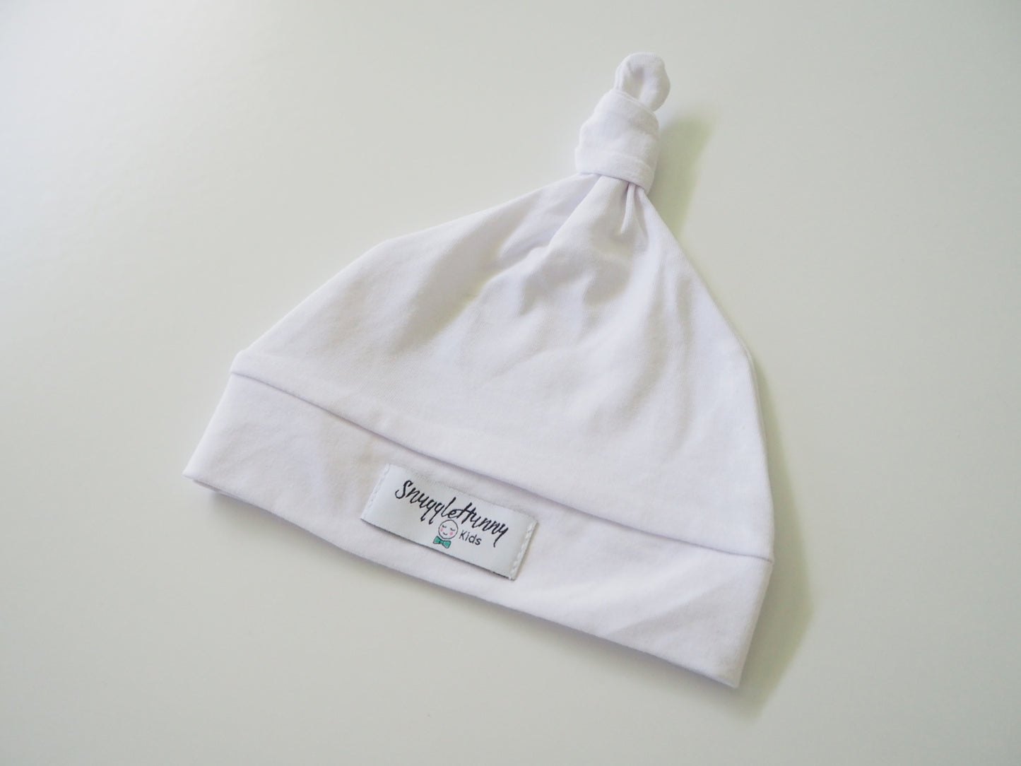 Snuggle Hunny Kids Knotted Beanie - White