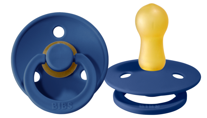 BIBS Natural Latex Pacifier - Midnight Size 2