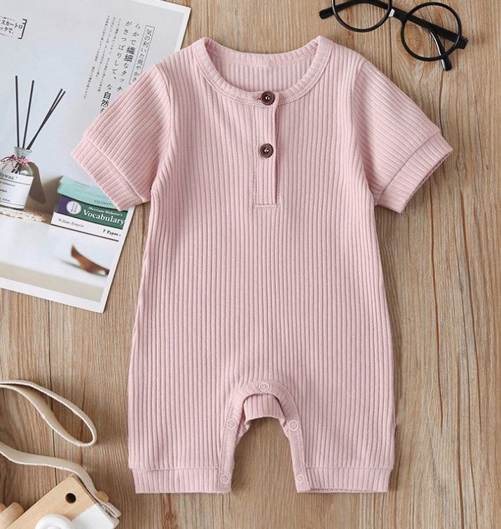 Arlo Summer Onesie - Blush