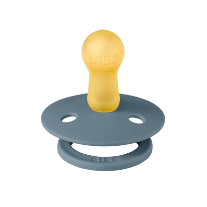 BIBS Colour Natural Latex Pacifier - Petrol Size 2