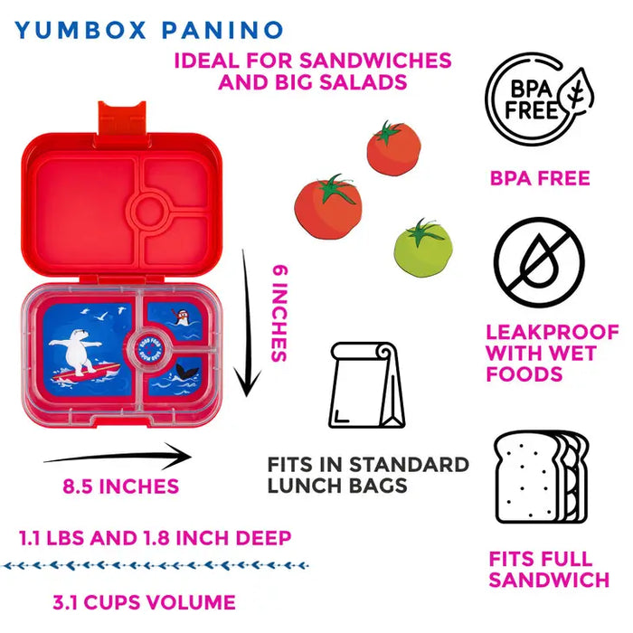 Yumbox Panino - Roar Red - Racing