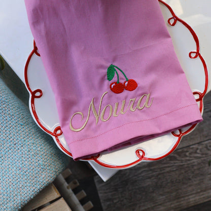 Maison Pure Cotton Napkin - Vintage Rose