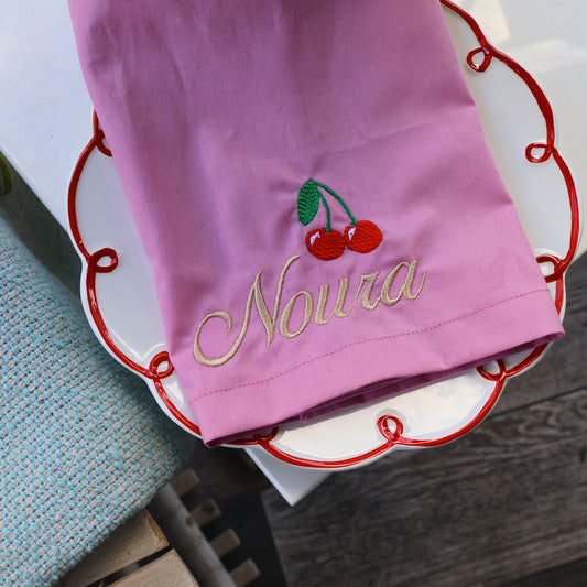 Maison Pure Cotton Napkin - Vintage Rose