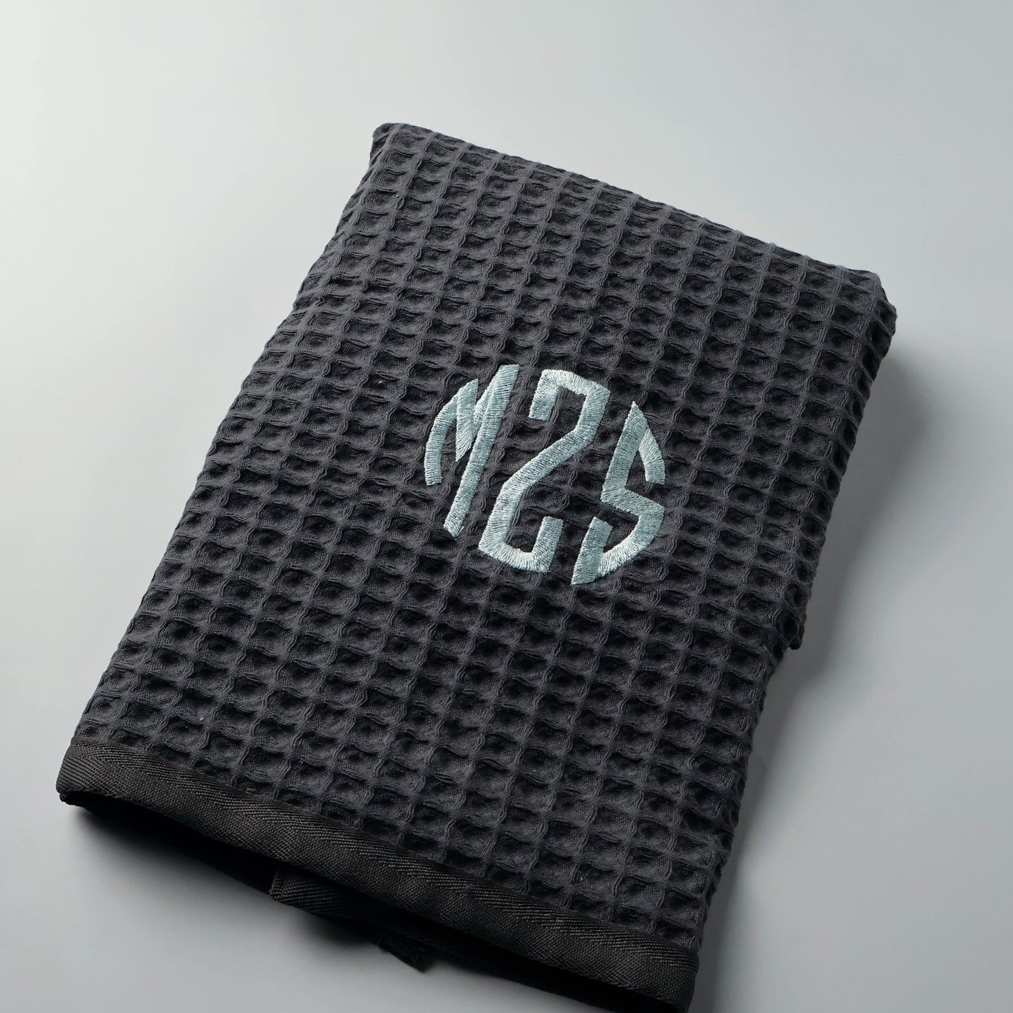 Waverly Waffle Guest Towel - Seabreeze White