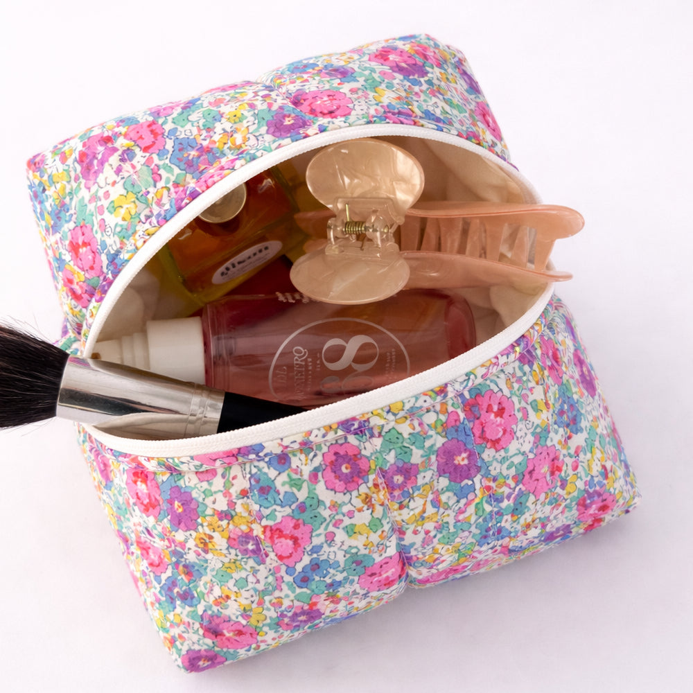 Liberty London Quilted Pouch – Fleur Sauvage