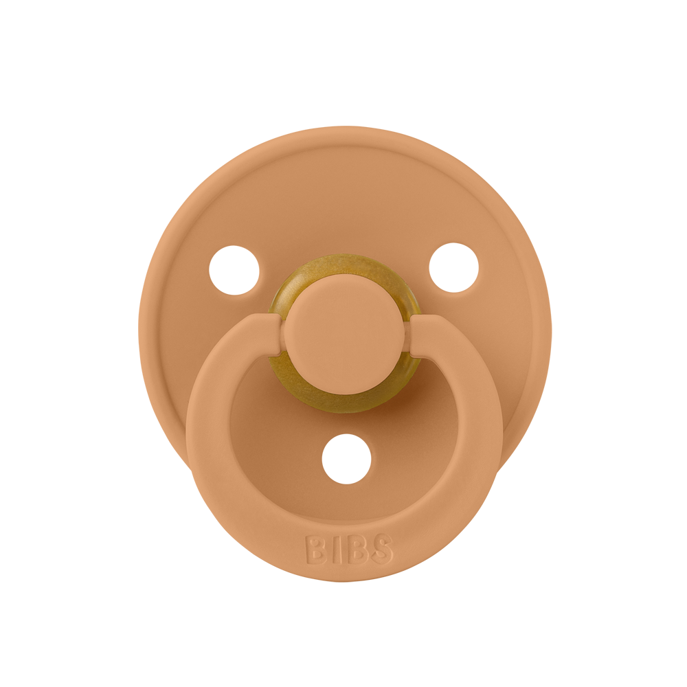 BIBS Natural Latex Pacifier - Pumpkin Size 2