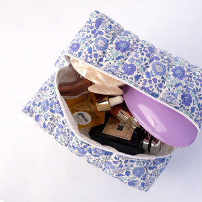 Liberty London Quilted Pouch – Jardin Bleu