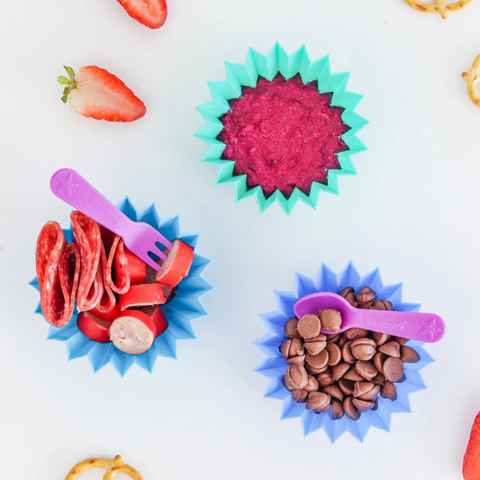 The Lunch Punch Fork and Spoon Set - Blush