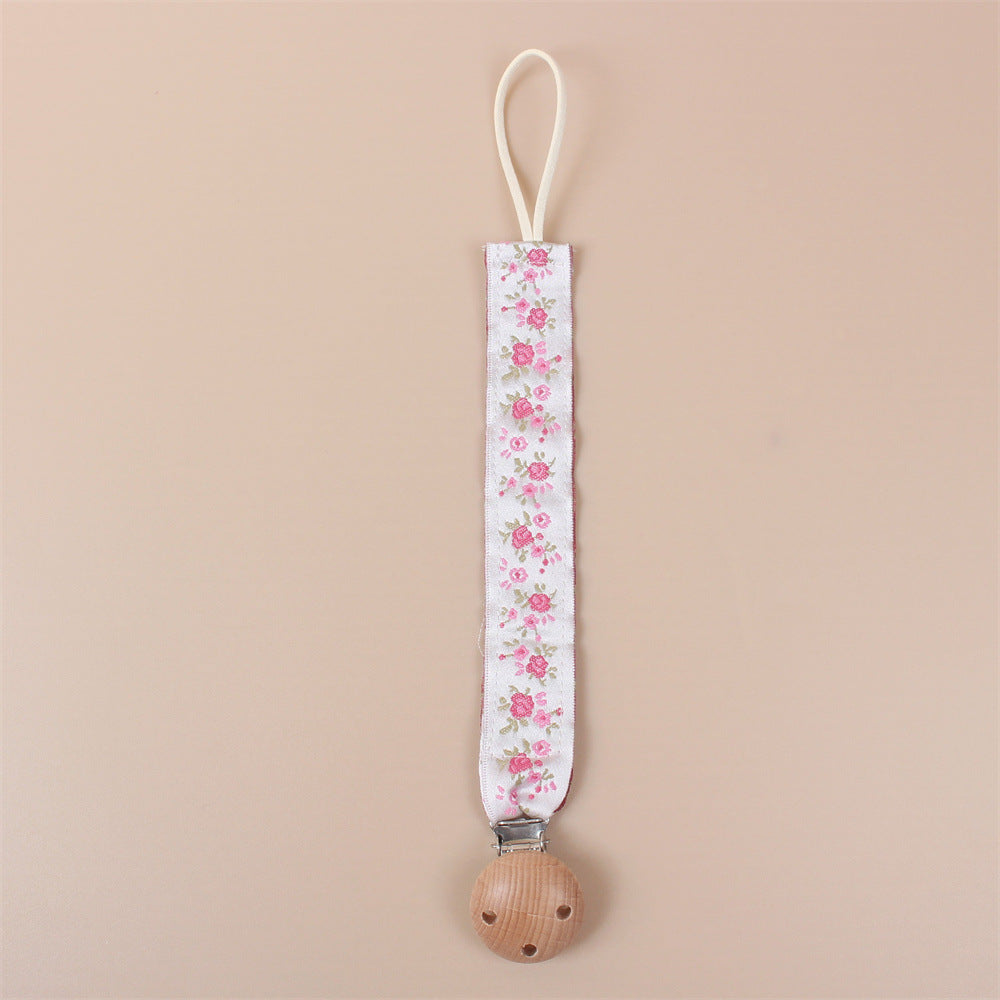 Embroidered Pacifier Holder