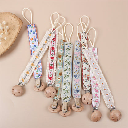 Embroidered Pacifier Holder