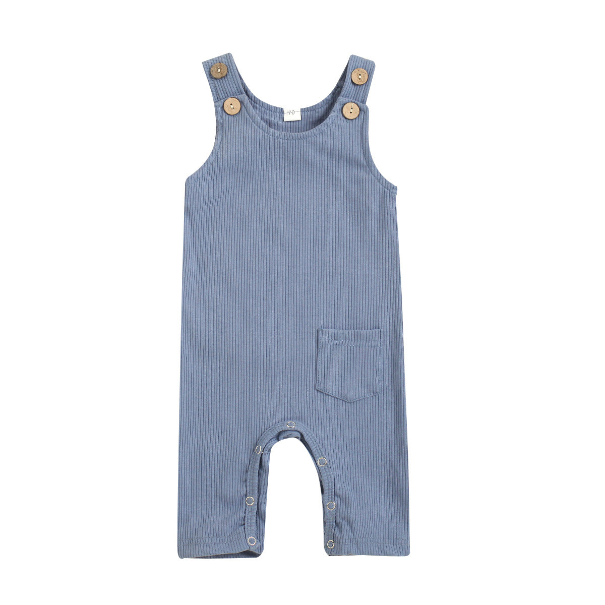 Dungaree romper | Personalization available - Dusty Blue