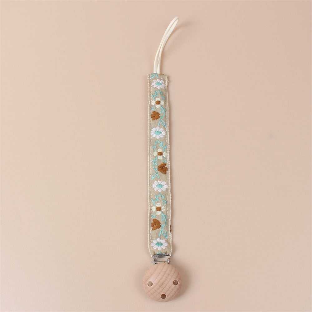 Embroidered Pacifier Holder