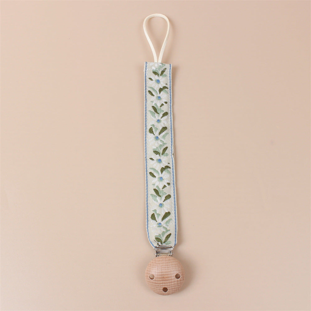 Embroidered Pacifier Holder