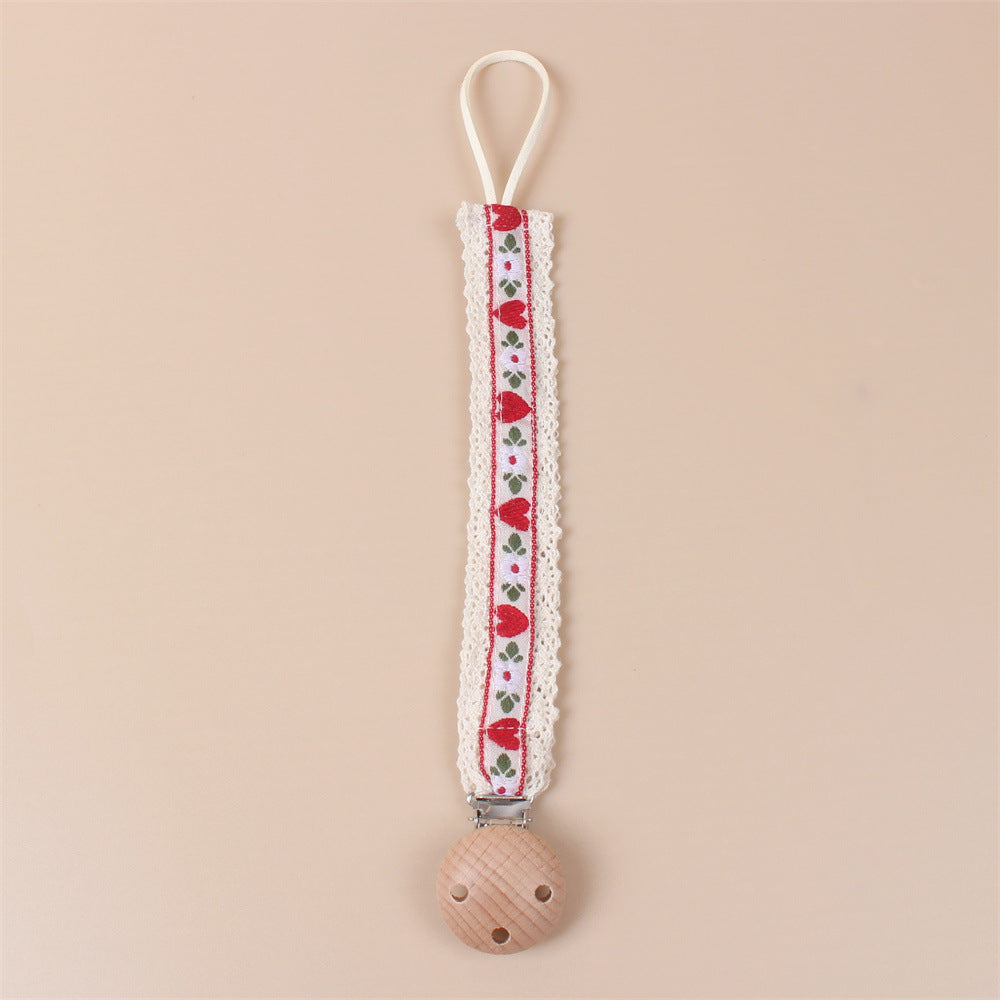 Embroidered Pacifier Holder