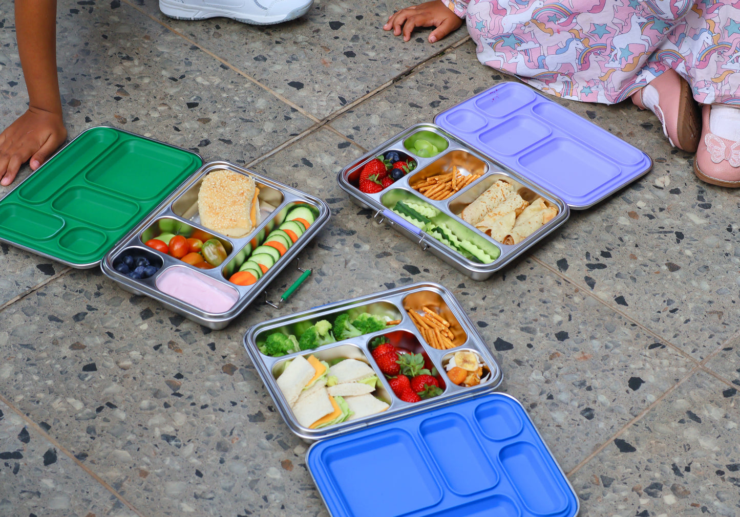 SummitCo Stainless Steel Lunchbox 5 - Forest - Leakproof, Dishwasher Safe