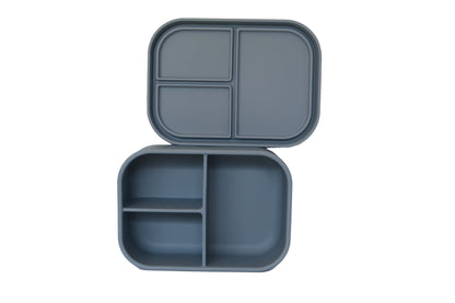 SummitCo Bento 3 Silicone Lunchbox - Sky – Leakproof, 3 Compartments, Microwave & Oven Safe