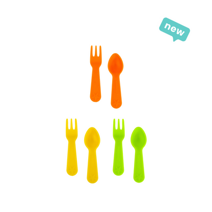 Lunch Punch Fork and Spoon Set - Brights