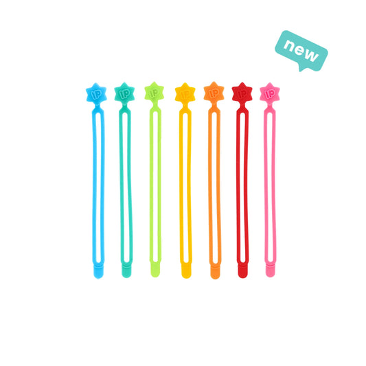 The Lunch Punch Silicone Wrap Bands - Brights