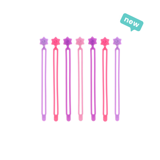 The Lunch Punch Silicone Wrap Bands - Blush