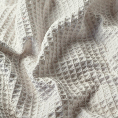 Waverly Waffle Bath Towel - Seabreeze White