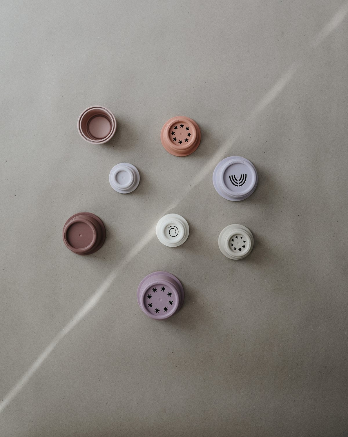 Mushie Stacking Cups Toy - Petal