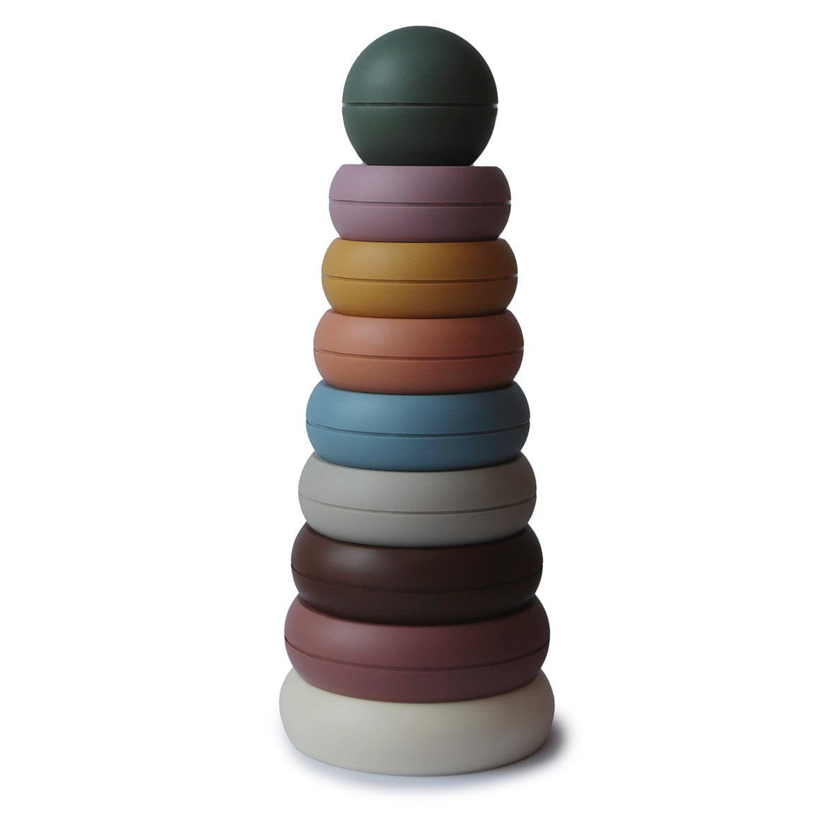 Mushie - Stacking Rings Toy - Rustic